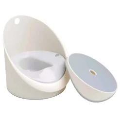 Mininor 2-i-1 Potte & skammel hvid