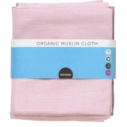 Mininor stofble økologisk rosa - lilla 6 - pak