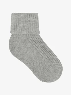 Minymo Rib Sokker 3-pak - Light Grey Melange