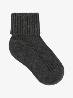 Minymo Rib Sokker 3-pak - Light Grey Melange
