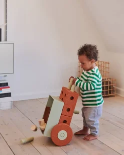 Modu 3-in-1 Gåvogn Burnt Orange / Dusty Green