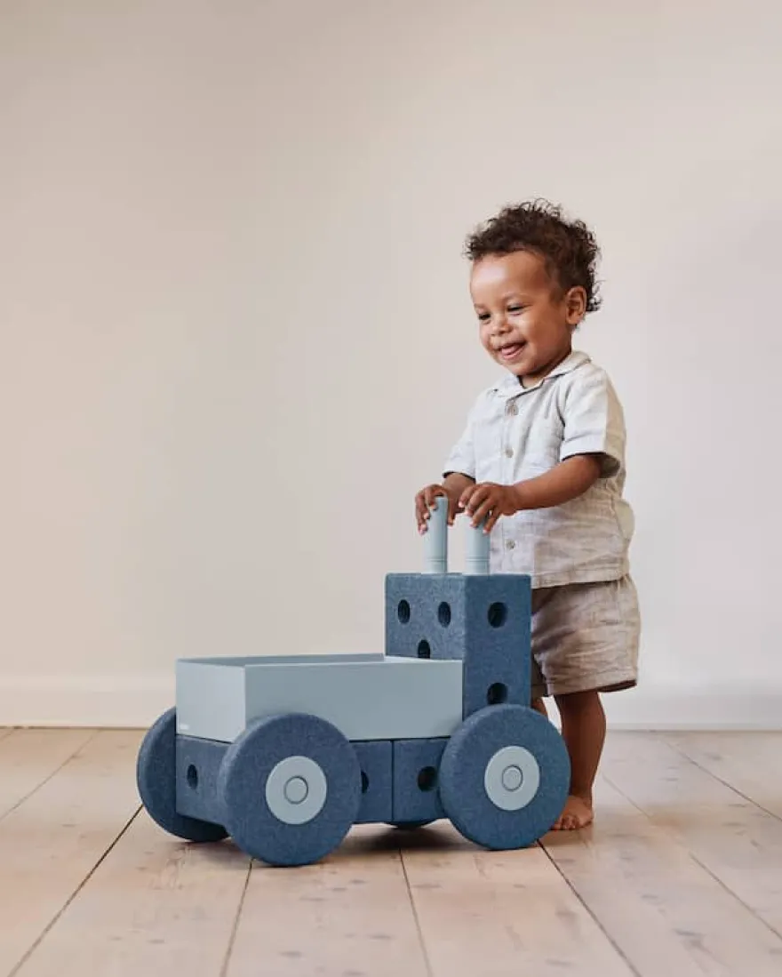 Modu 3-in-1 Gåvogn Deep Blue / Sky Blue