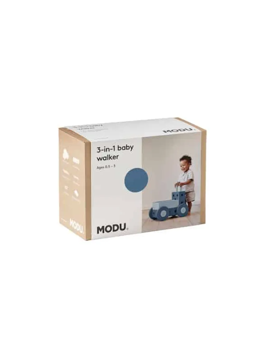 Modu 3-in-1 Gåvogn Deep Blue / Sky Blue