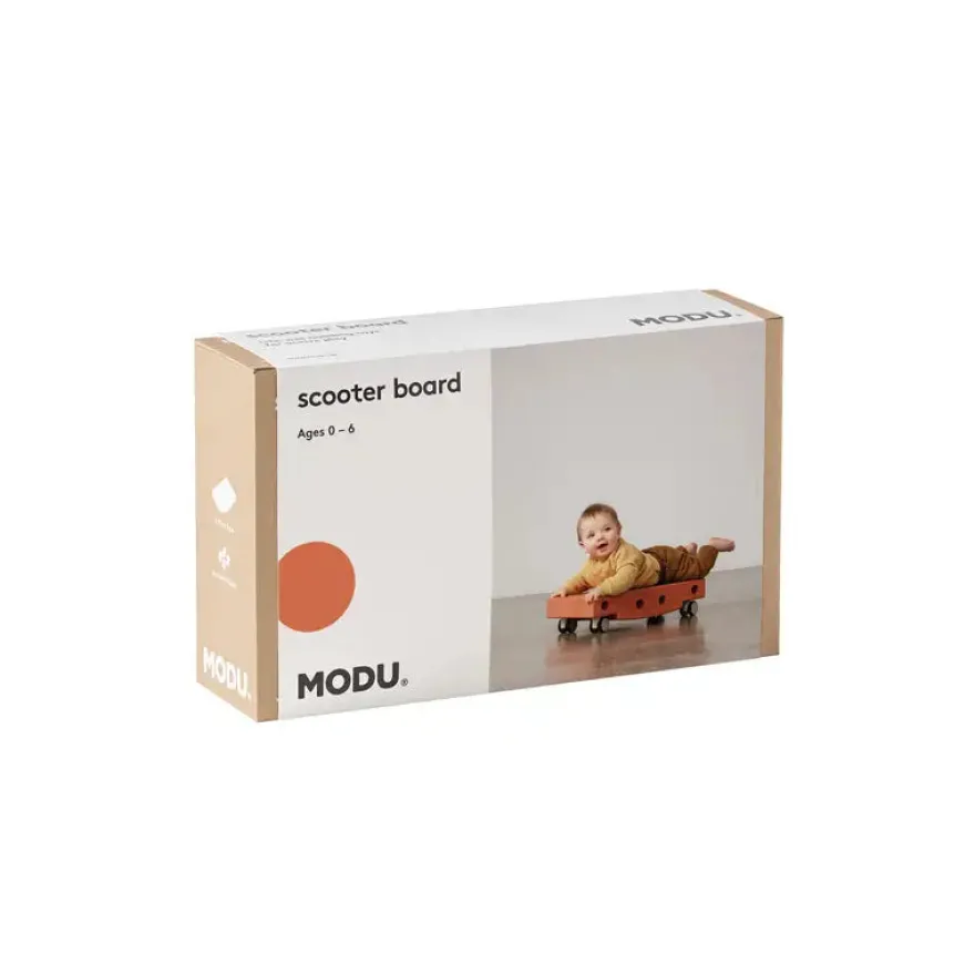 Modu Scooter board Burnt Orange / Dusty Green