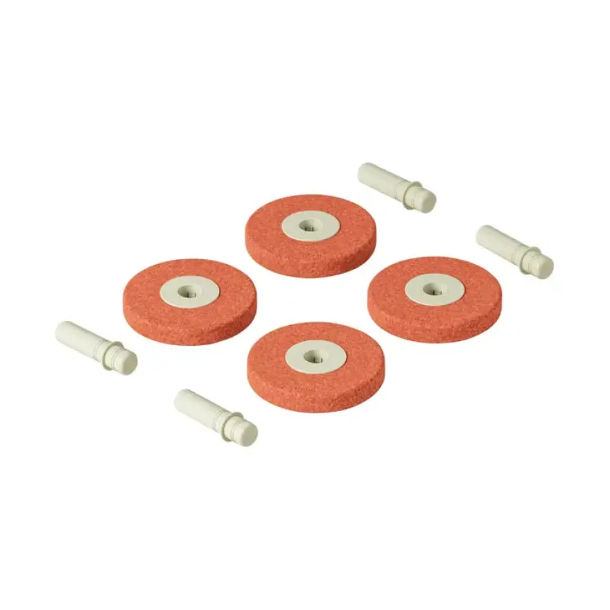 Modu 4 x Foam wheels Burnt Orange / Dusty Green