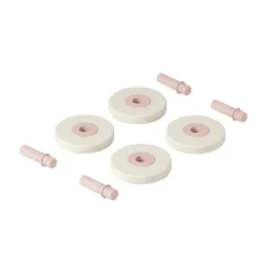 Modu 4 x Foam wheels Sand Grey / Soft Rose