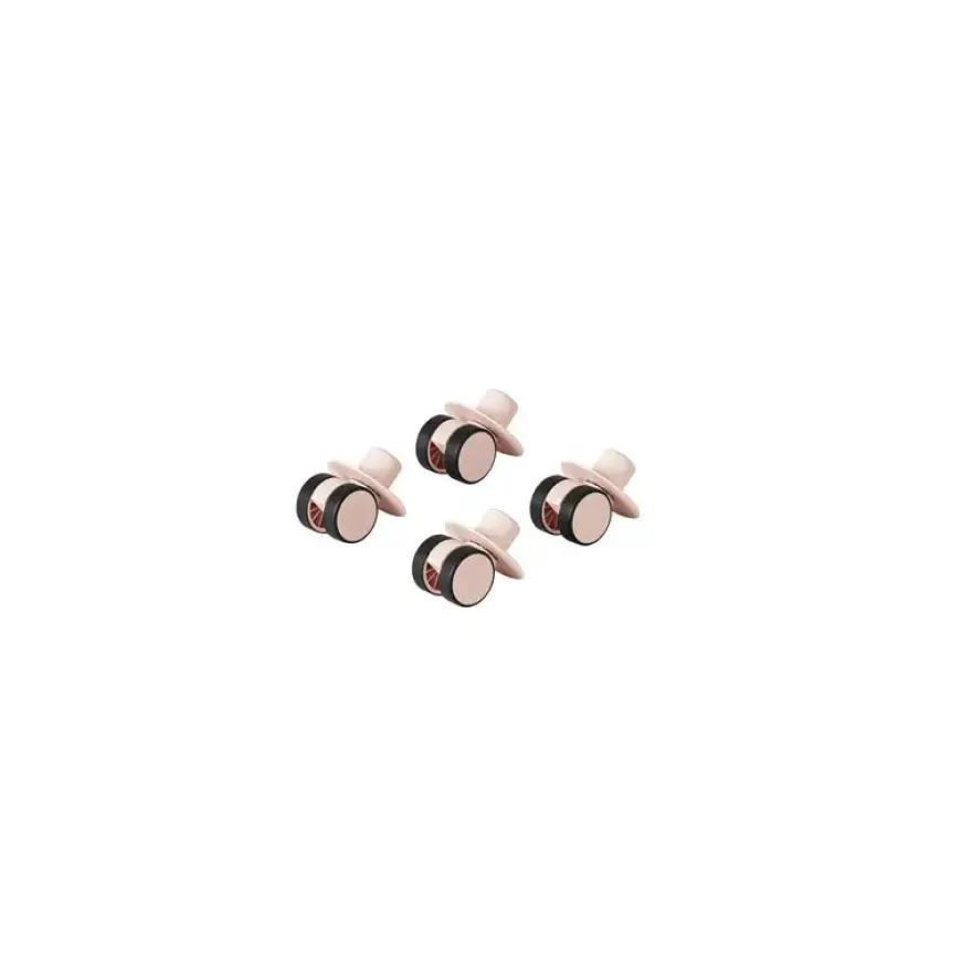 Modu 4 x Swirly wheels Soft Rose