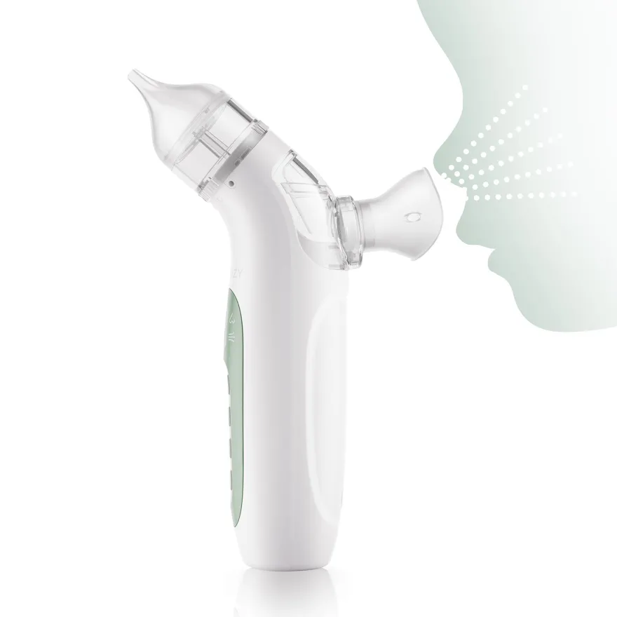 Momcozy BreezyClear™ 2-i-1 elektrisk næsesuger med spray og sug