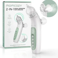 Momcozy BreezyClear™ 2-i-1 elektrisk næsesuger med spray og sug
