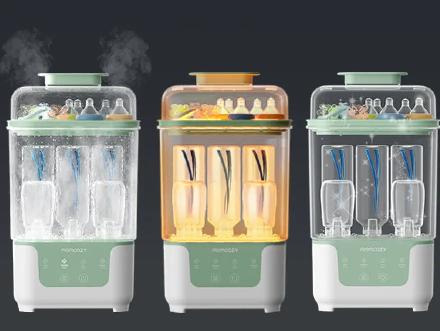 Momcozy 4-i-1 flaskesterilisator