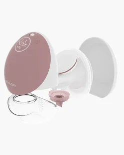Momcozy M9 bærbar brystpumpe – rød