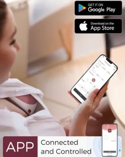 Momcozy M9 bærbar brystpumpe – rød