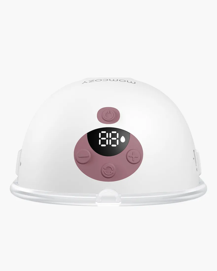 Momcozy M5 dobbelt bærbar brystpumpe – rød