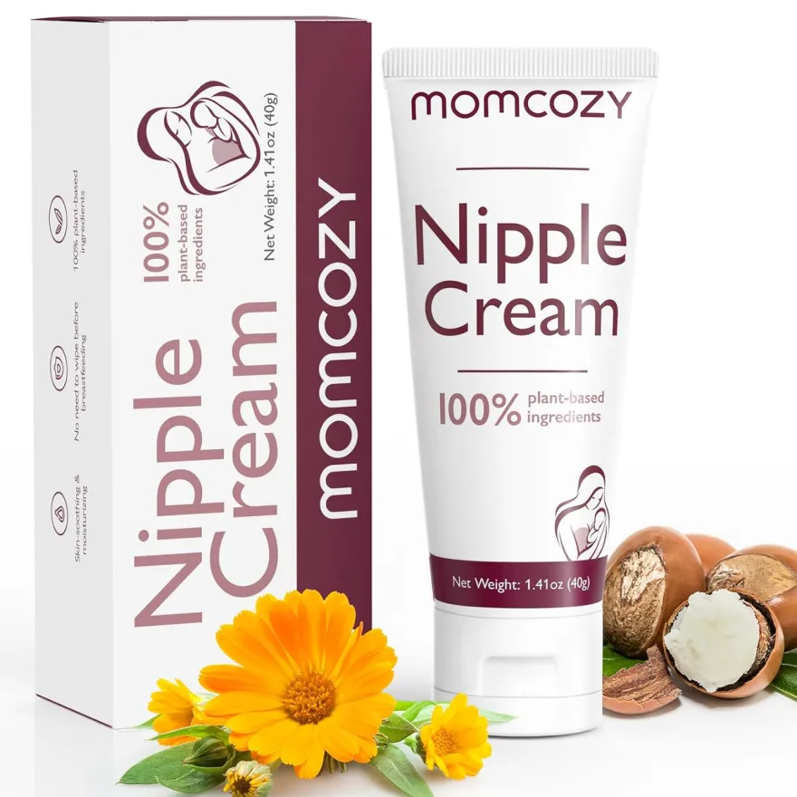 Momcozy 100 % naturlig vegansk brystvortecreme uden lanolin