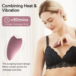 Momcozy Varmende og vibrerende ammemassager