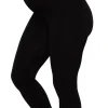 Momkind Gravid leggings m. støttefunktion Sort - L/XL