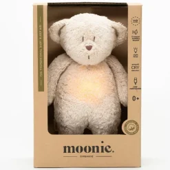 Moonie økologisk brummende bjørn m. Lampe - sand natur
