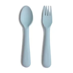 Mushie Bestik (Gaffel + Ske) Powder Blue