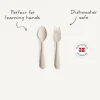 Mushie Fork & spoon - vanilla