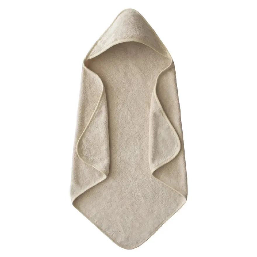 Mushie Hooded Towel Fog