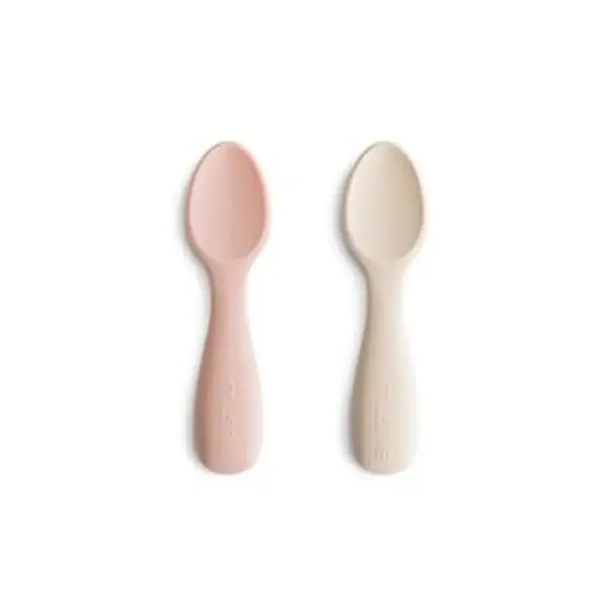 Mushie Korte Babyskeer 2 - Pak Blush/Shifting Sand