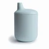 Mushie Silicone Sippy Cup Powder Blue