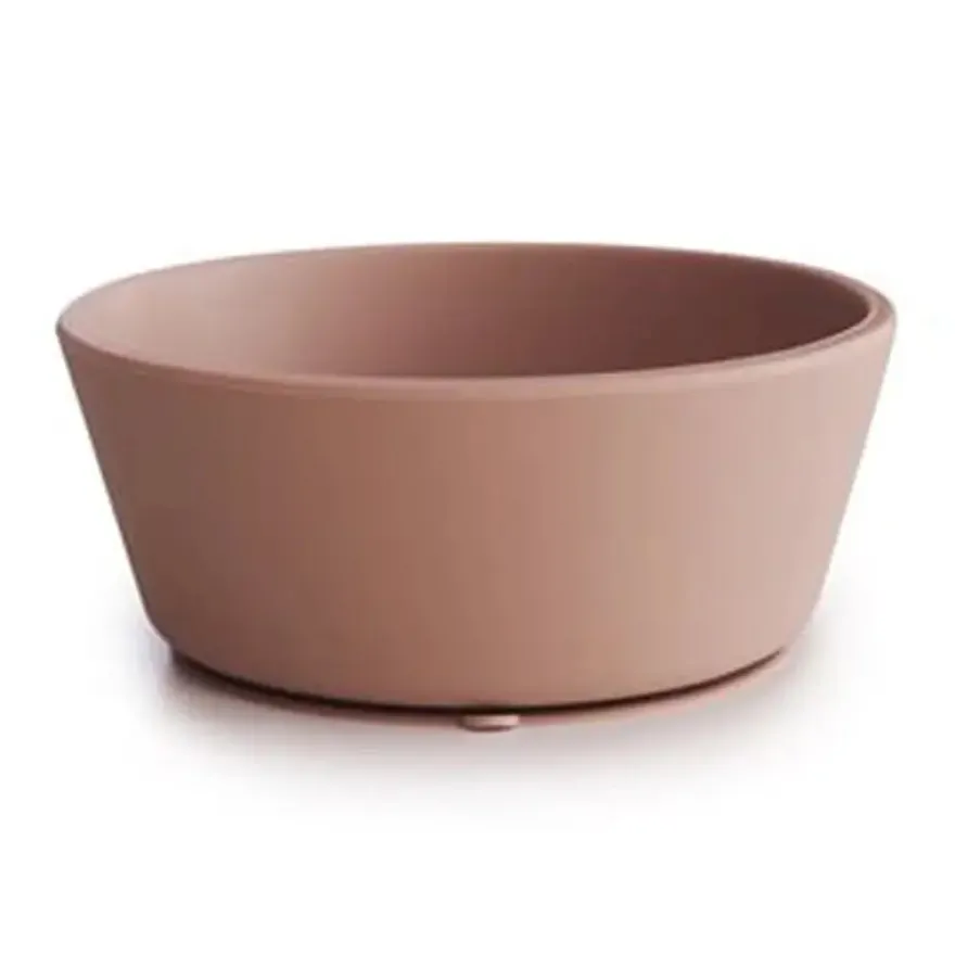 Mushie Silikone Skål Blush