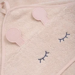 Pippi Baby Håndklæde m. Hætte - Rose Dust