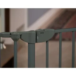 Safe & Care - Skruemonteret sikkerhedsgitter - 90-210 cm - GRÅ