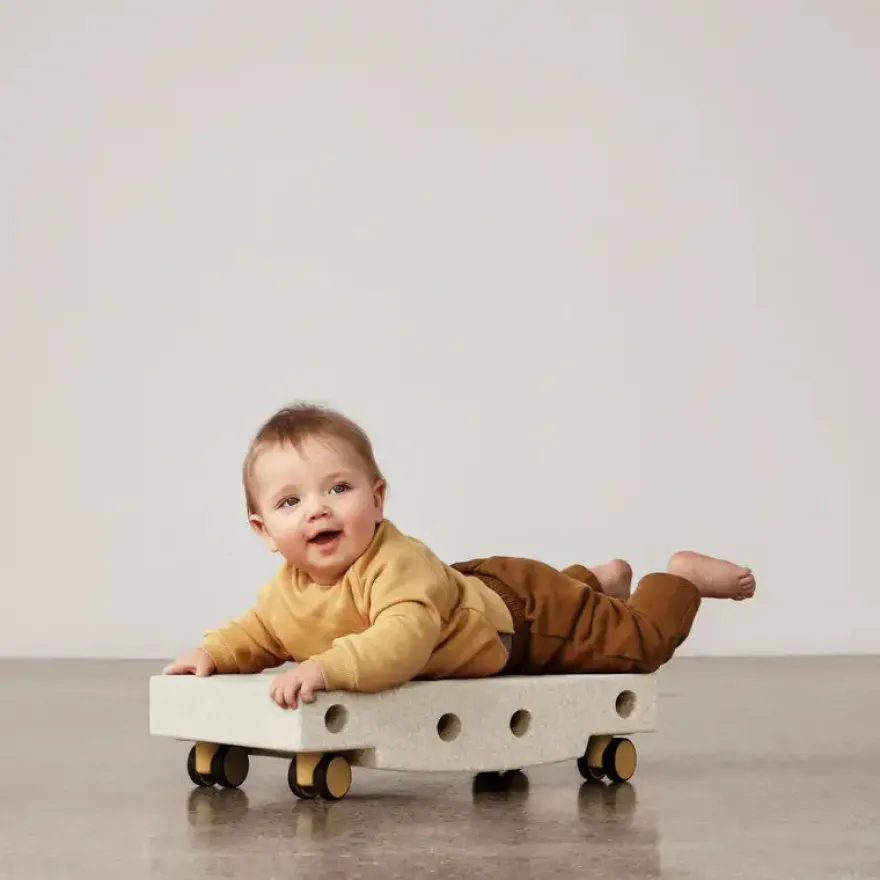 Scooter board Sand Grey / Honey Yellow