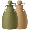 Smoothie flaske 2 pak - Moss green/ Caramel