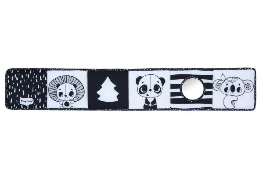 Tiny Love Double Sided Book Black & White Decor