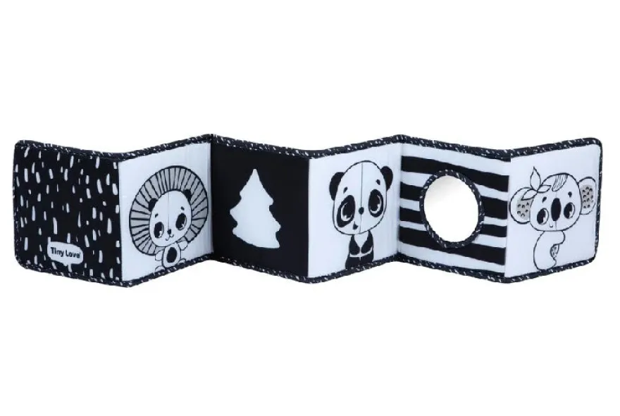 Tiny Love Double Sided Book Black & White Decor