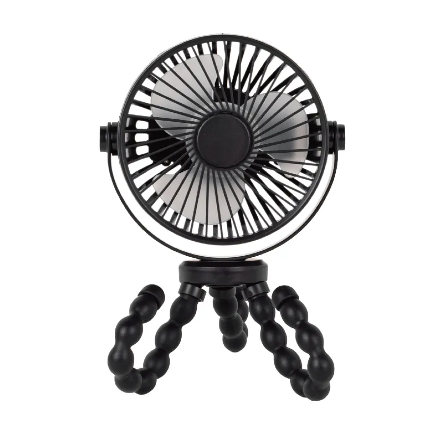 Titaniumbaby Ventilator t/klap- & barnevogn genopladelig - sort