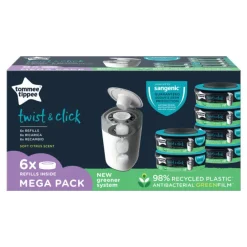 Tommee Tippee Twist & Click Refill - 6-pak