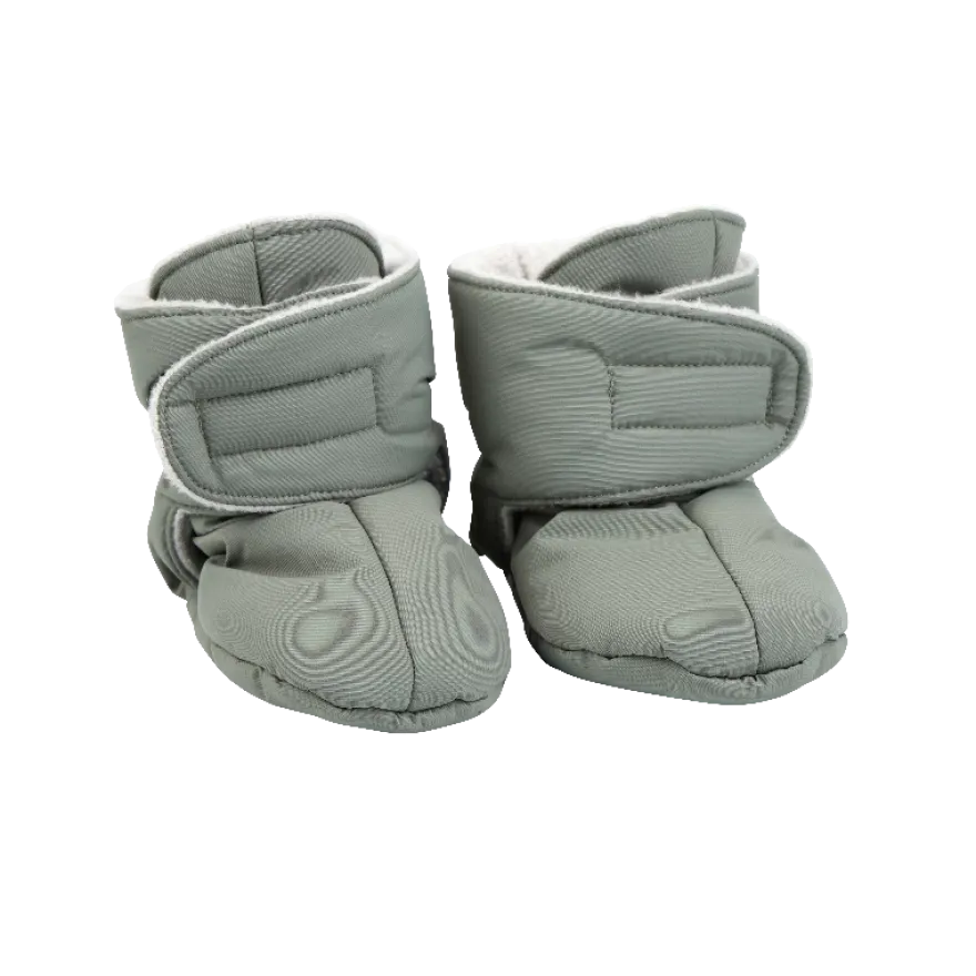 Voksi Baby Booties - Meadow Green - 0-1Y