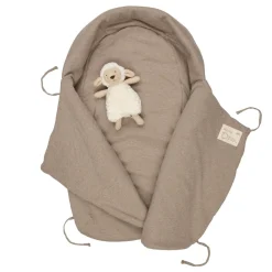 Voksi Wool Wrap - Walnut
